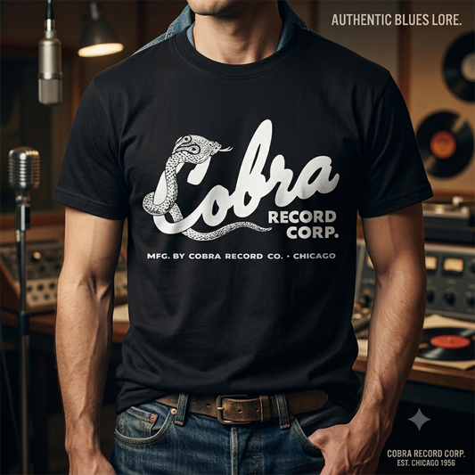 Cobra Records label T-Shirt|5.6オンス ハイクオリティー Tシャツ 5001-01