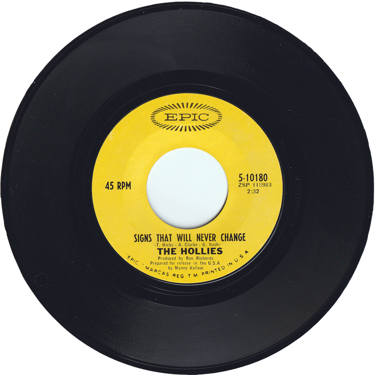 The Hollies - Carrie-Anne / Signs That Will Never Change