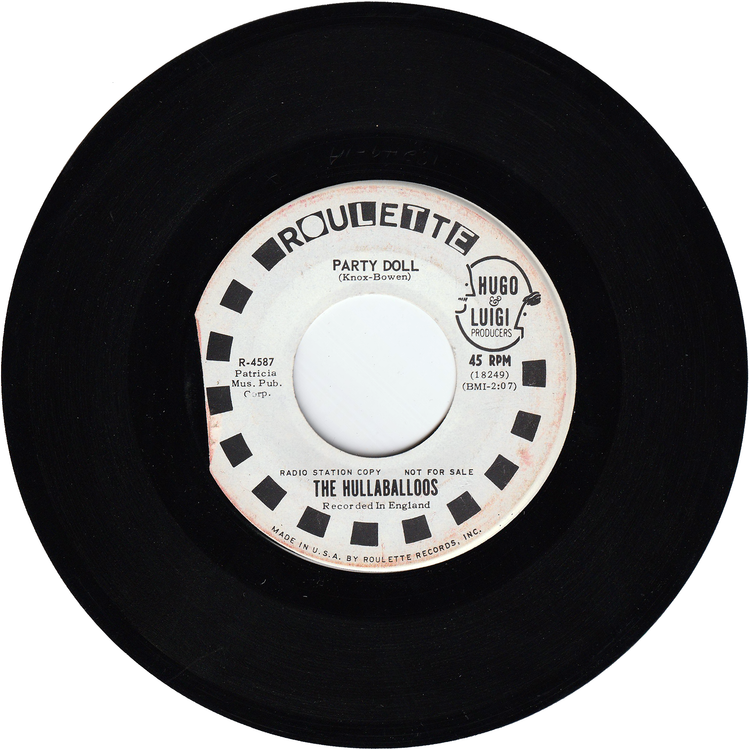 The Hullaballoos - I'm Gonna Love You / Party Doll (Promo)