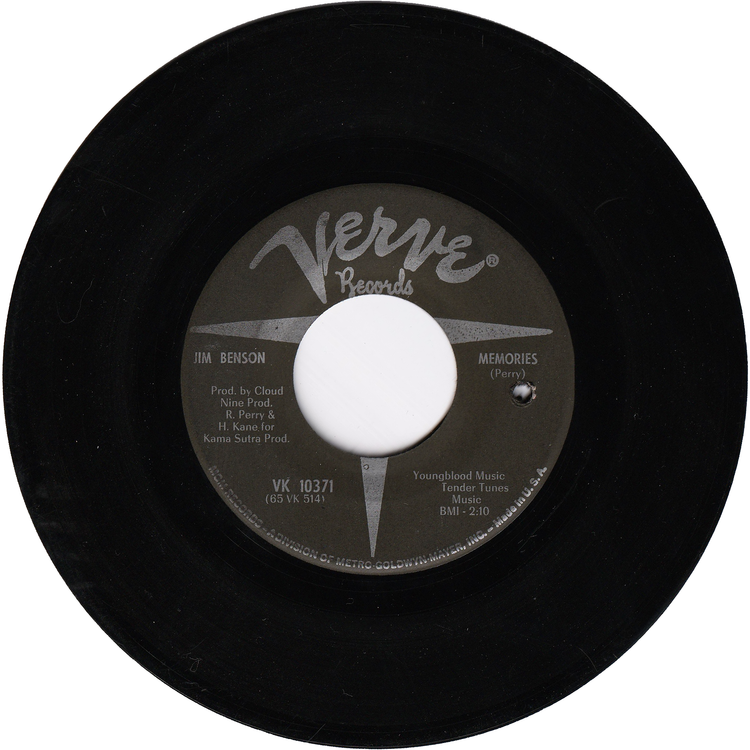 Jim Benson - Some Other Face / Memories