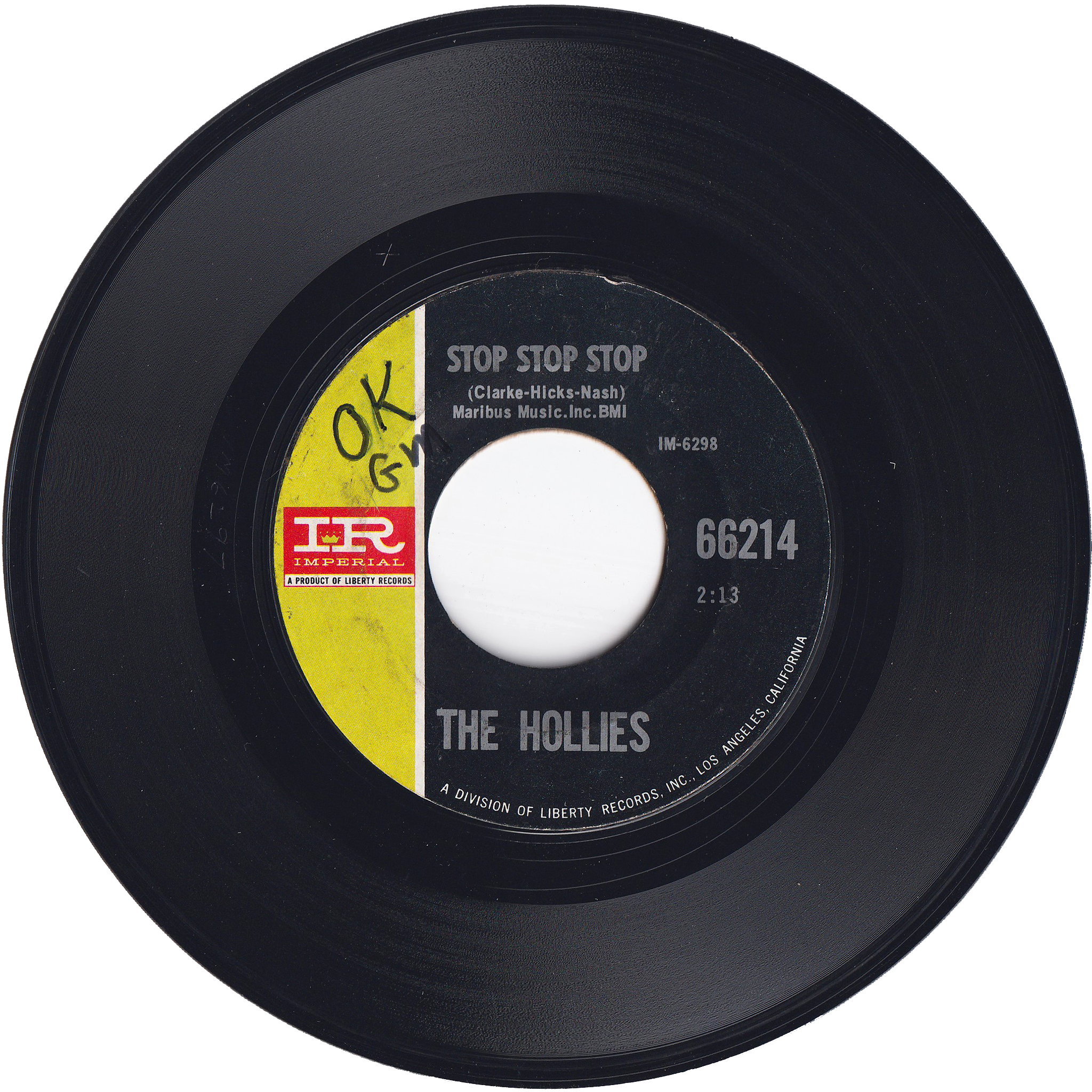 The Hollies - Stop Stop Stop / It's You – NIGHT BEAT RECORDS