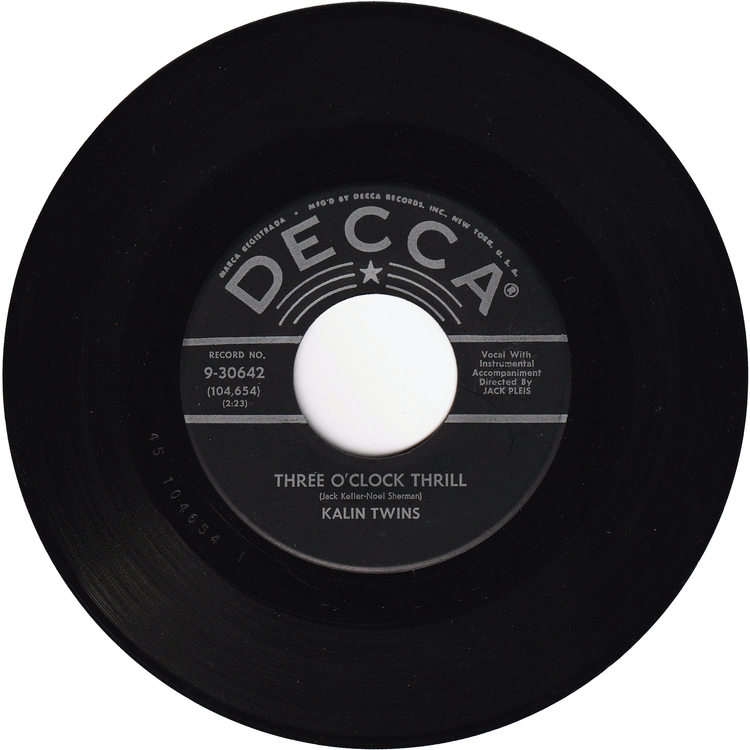 Kalin Twins - When / Three O'Clock Thrill