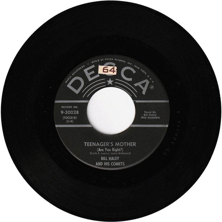 Bill Haley & his Comets - Rip It Up / Teenager's Mother (Are You Right?)