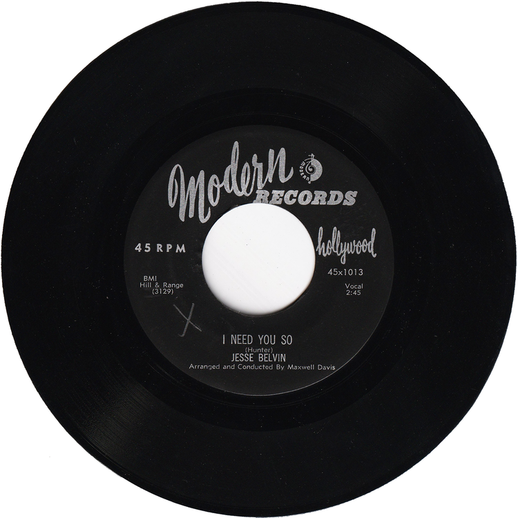 Jesse Belvin - Senorita / I Need You So