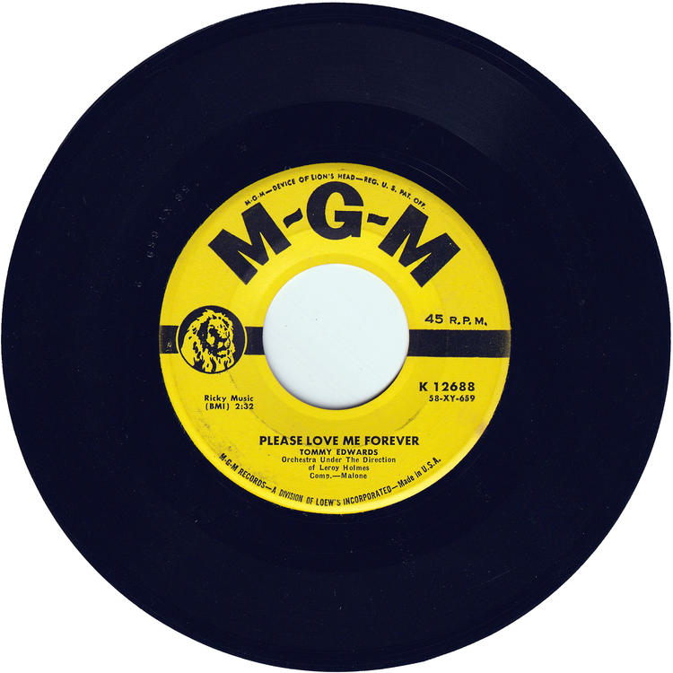 Tommy Edwards - It's All In The Game / Please Love Me Forever