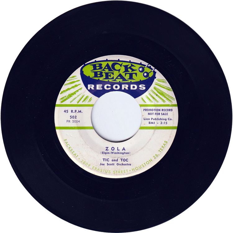 Tic & Toc - Walking Alone / Zola (Promo)