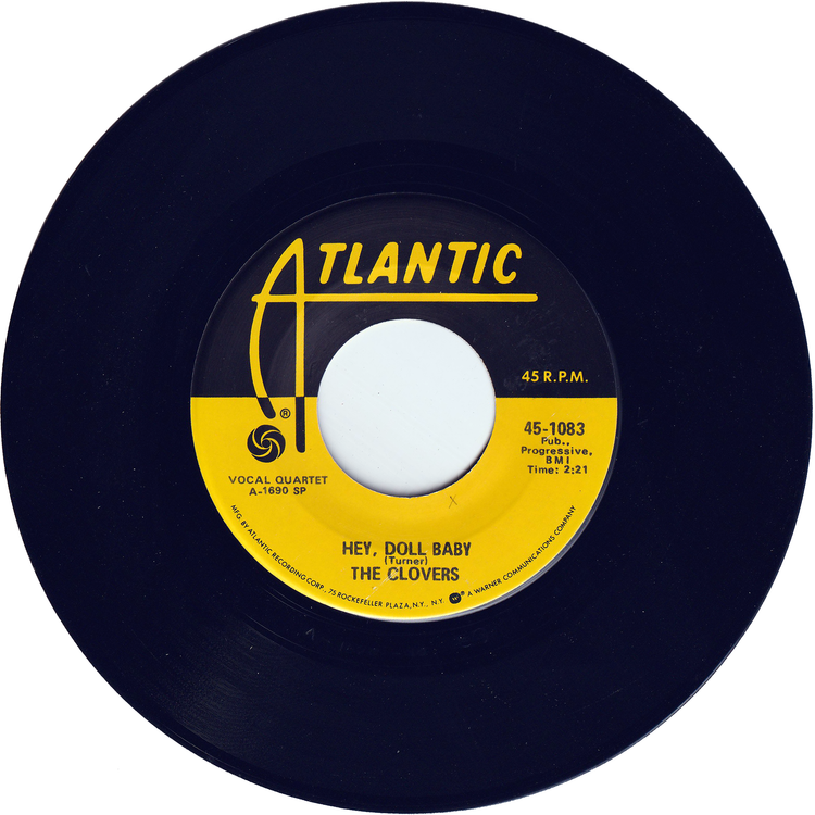 The Clovers - Devil Or Angel / Hey, Doll Baby (70's Re-Issue)