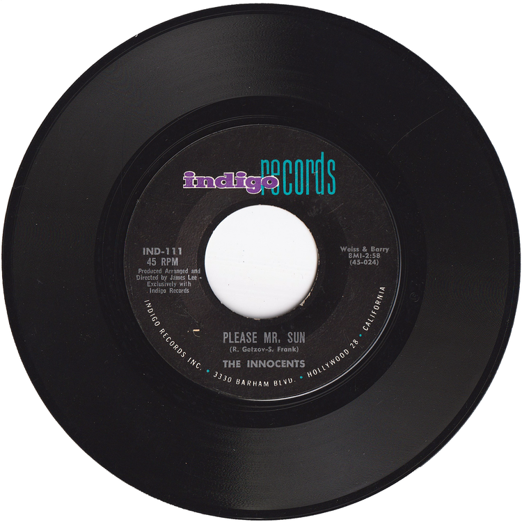 The Innocents - Gee Whiz / Please Mr. Sun
