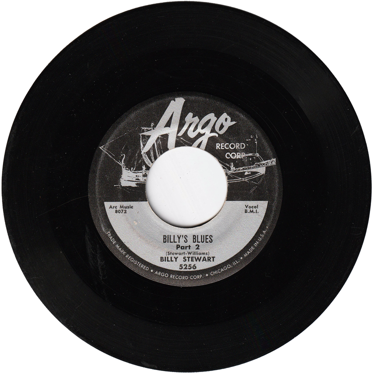 Billy Stewart - Billy's Blues Part 1 / Billy's Blues Part 2 (ARGO Label)