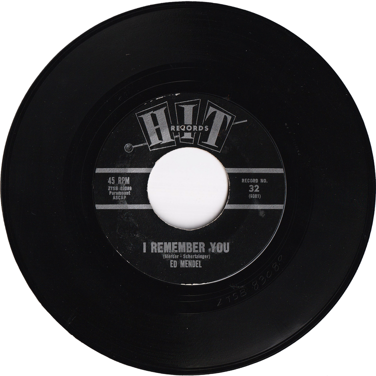 Dave Grundy Combo - Green Onions / Ed Mendel - I Remember You