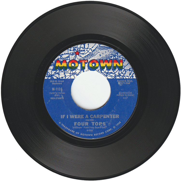 The Four Tops - Wonderful Baby / If I Were A Carpenter