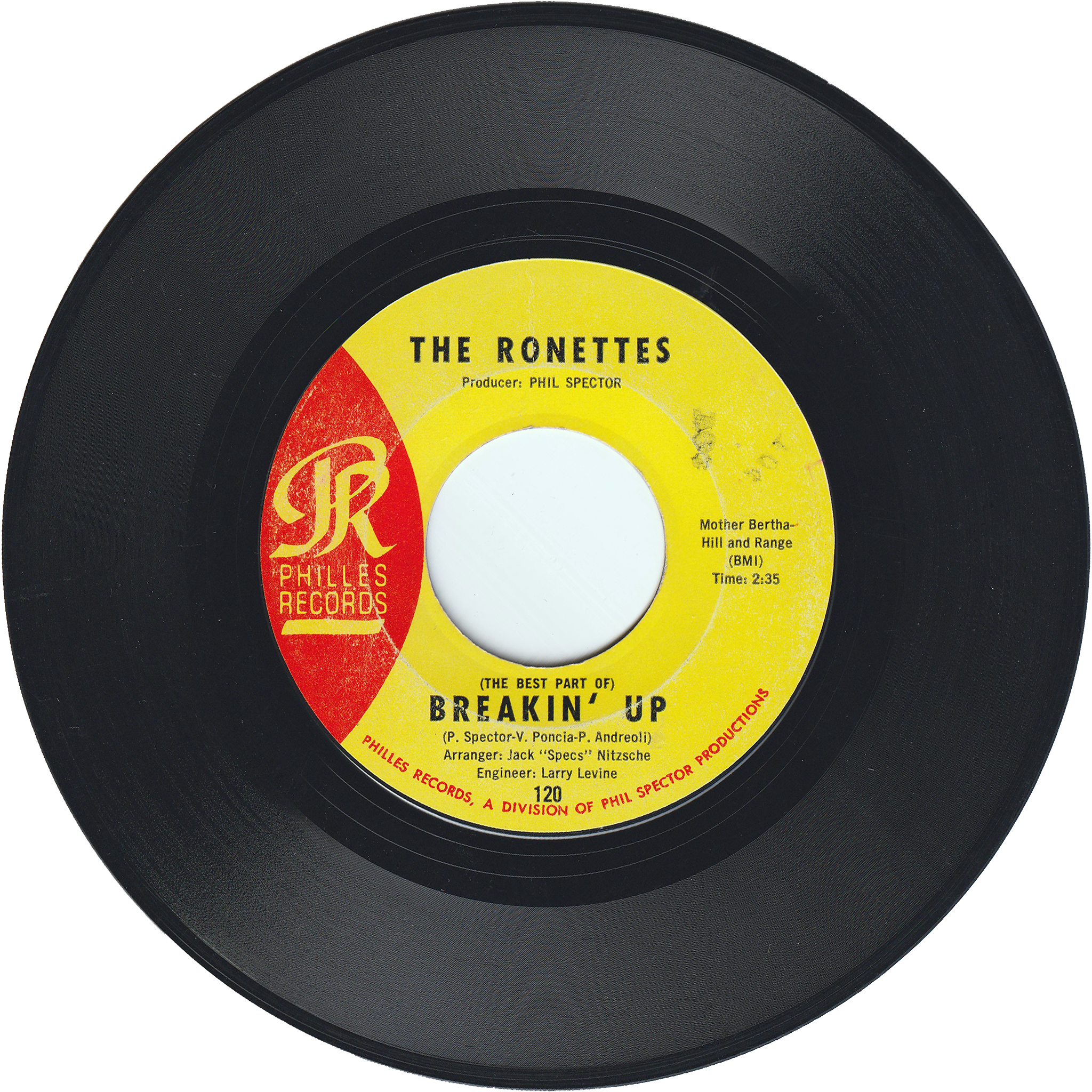 The Ronettes - (The Best Part Of) Breakin' Up / Big Red – NIGHT