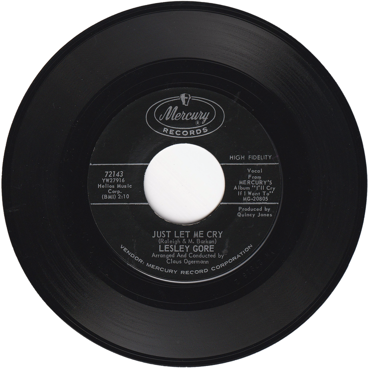 Lesley Gore - Judy's Turn To Cry / Just Let Me Cry