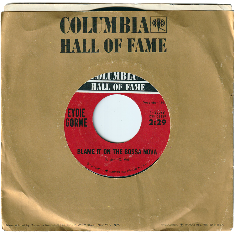 Eydie Gorme - Blame It On The Bossa Nova / Can't Get Over (Re-Issue)