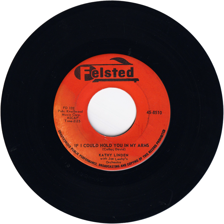 Kathy Linden - Billy / If I Could Hold You In My Arms