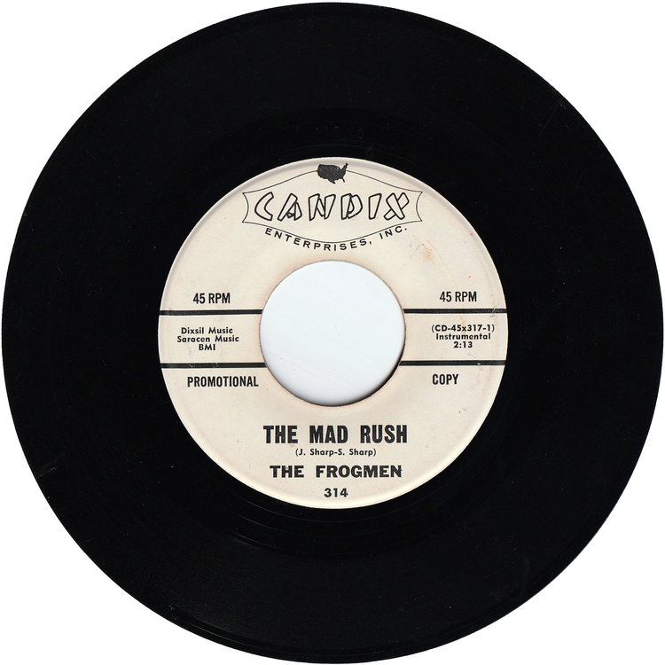 The Frogmen - Underwater / The Mad Rush (Promo)