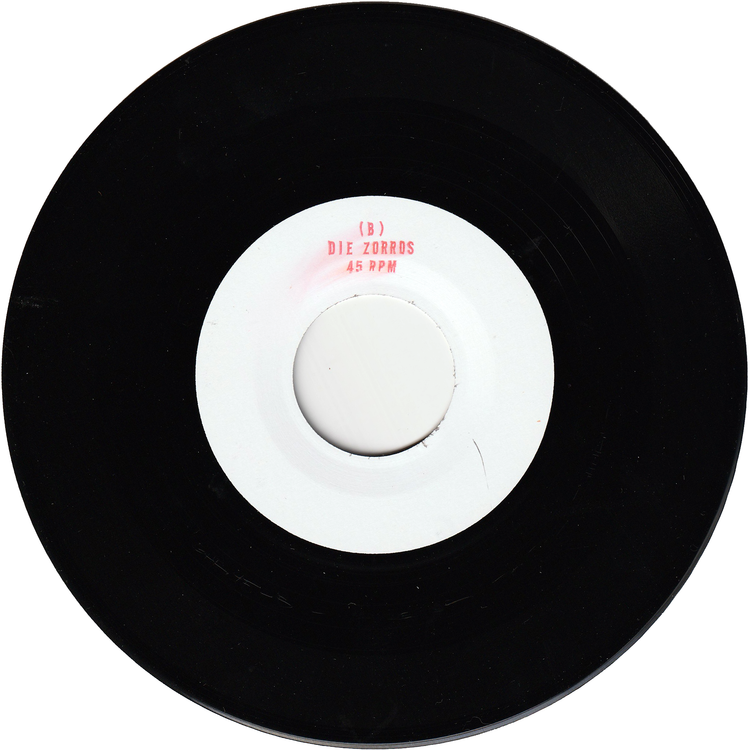 Die Zorros - The Shark / Letter To Myself (w/PS)