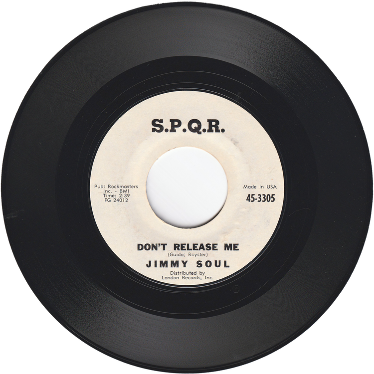 Jimmy Soul - If You Wanna Be Happy / Don't Release Me