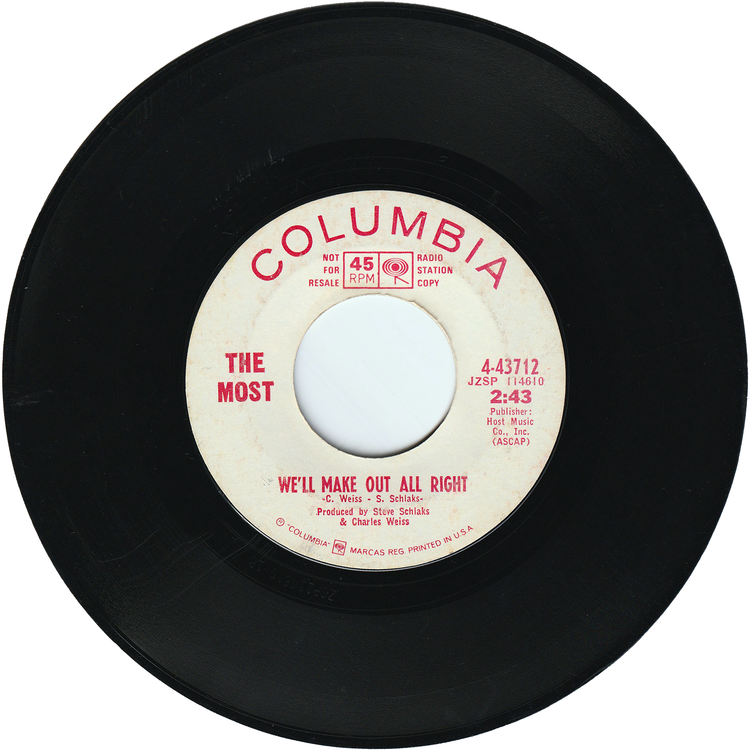 The Most - Sea Of Misery / We'll Make Out All Right (Promo)