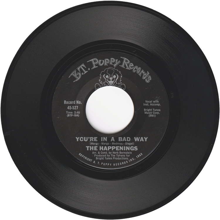 The Happenings - I Got Rhythm / You're In A Bad Way