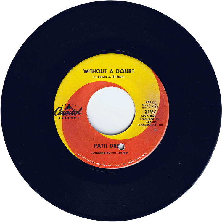 Patti Drew - Workin' On A Groovy Thing / Without Doubt