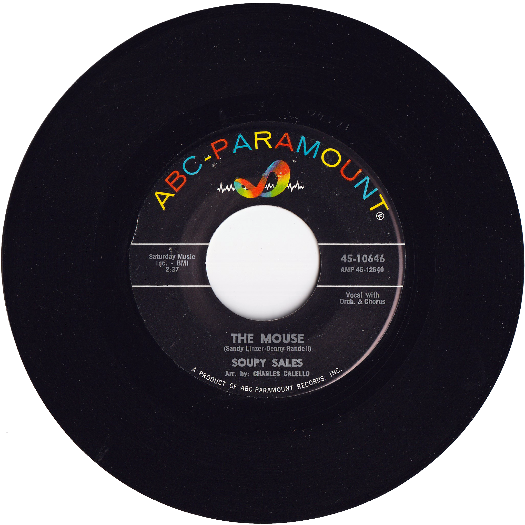 Soupy Sales - The Mouse / Pachalafaka – NIGHT BEAT RECORDS