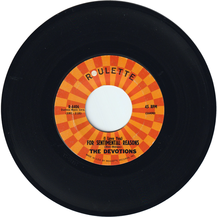 The Devotions - Rip Van Winkle / For Sentimental Reasons