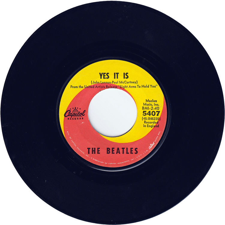 The Beatles - Ticket To Ride / Yes It Is