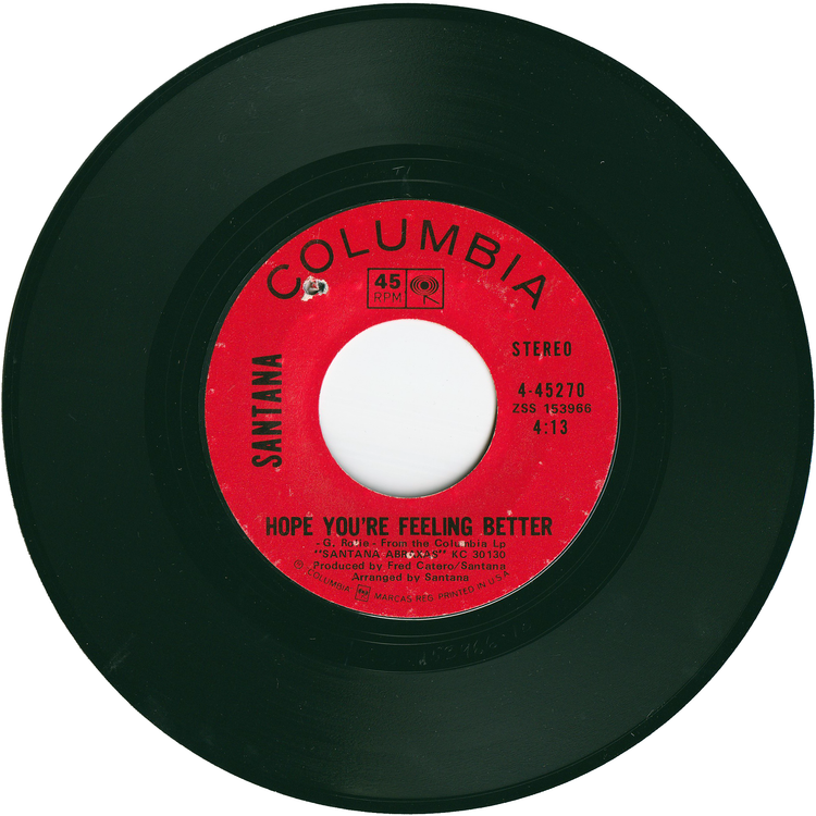 Santana - Black Magic Woman / Hope You're Feeling Better