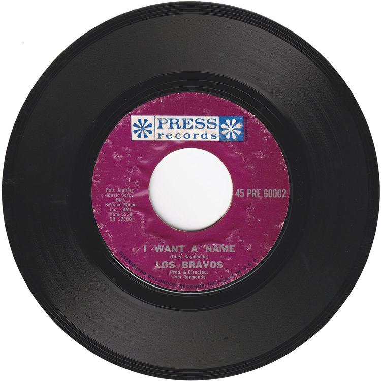 Los Bravos - Black Is Black / I Want A Name