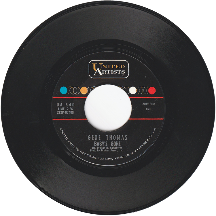 Gene Thomas - Stand By Love / Baby's Gone