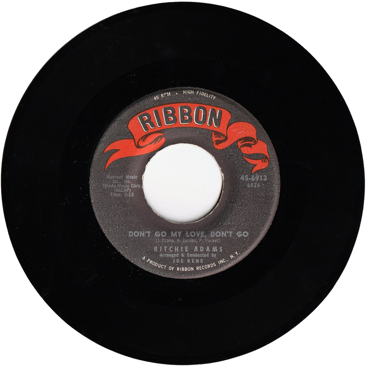 Ritchie Adams - Back To School / Don't Go My Love, Don't Go