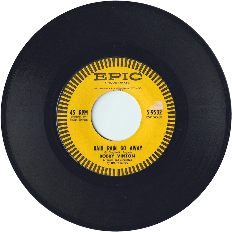 Bobby Vinton - Rain Rain Go Away / Over & Over