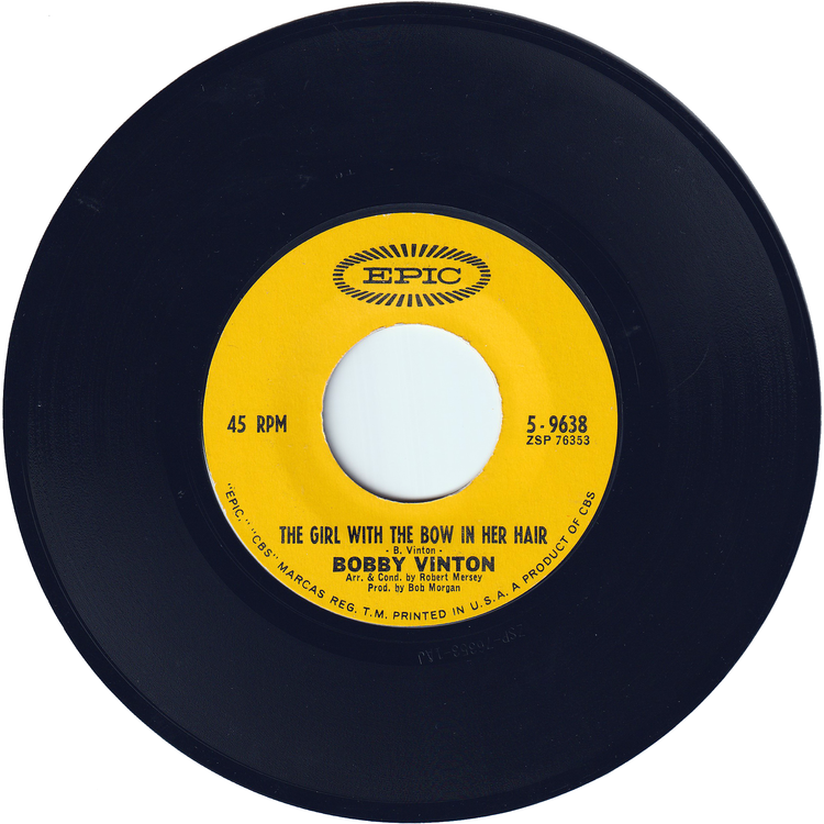 Bobby Vinton - There! I've Said It Again / The Girl With The Bow In Her Hair