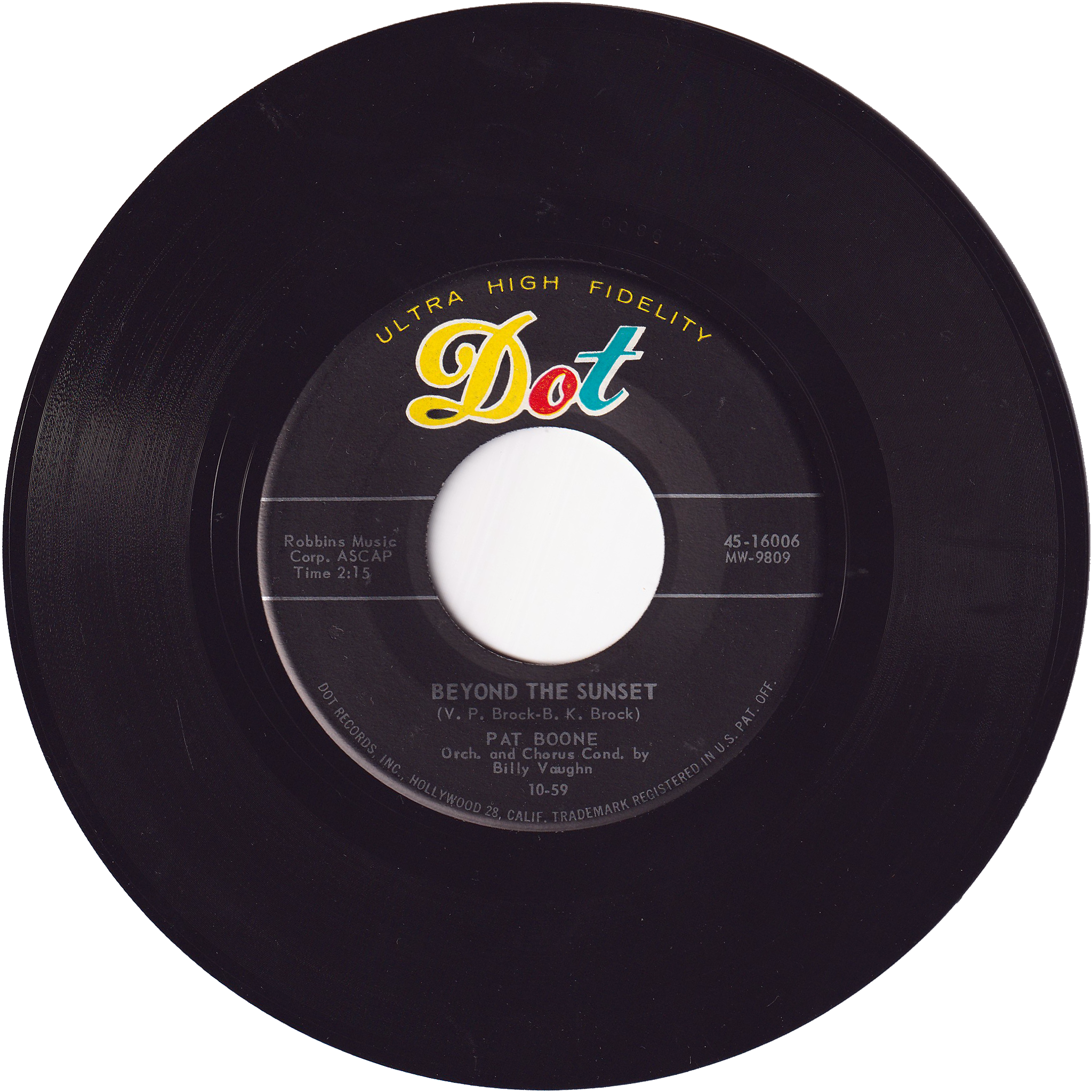 Pat Boone - Beyond The Sunset / My Faithful Heart – NIGHT BEAT RECORDS Pat Boone - Beyond The Sunset / My Faithful Heart – NIGHT BEAT RECORDS