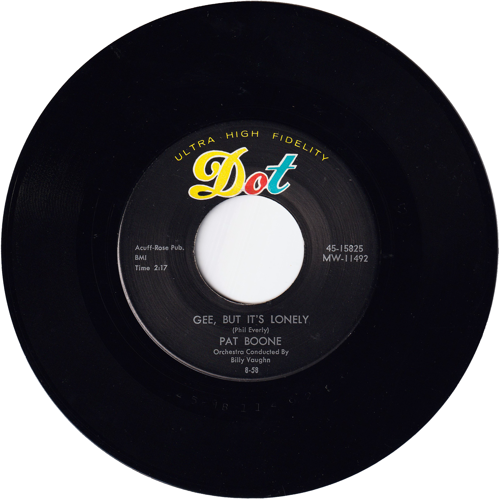 Pat Boone - Gee, But It's Lonely / For My Good Fortune – NIGHT