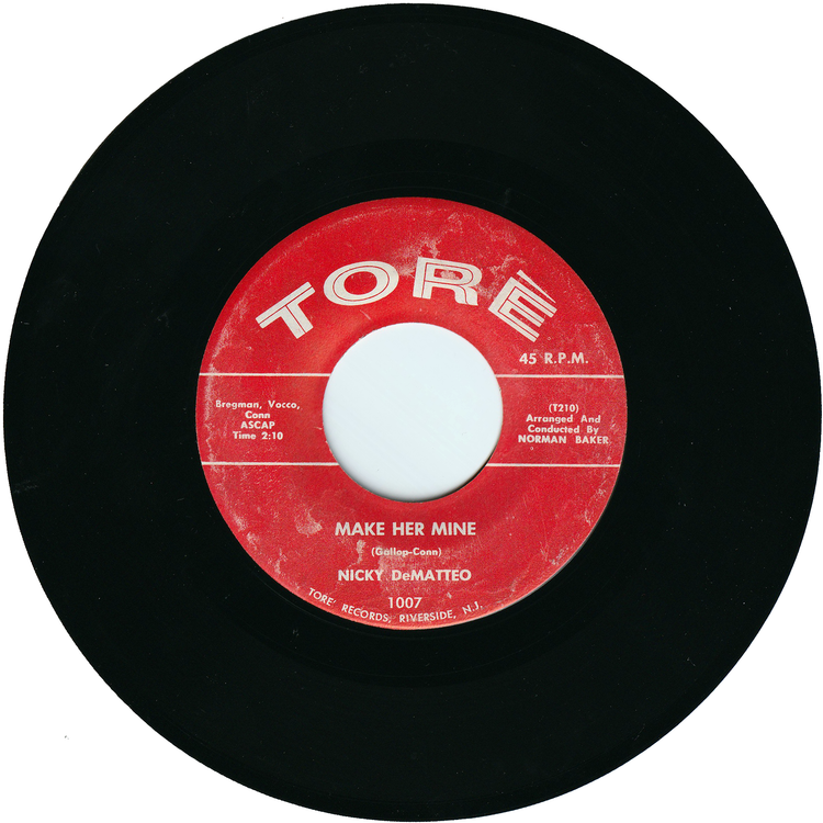 Nicky DeMatteo - Young Love / Make Her Mine