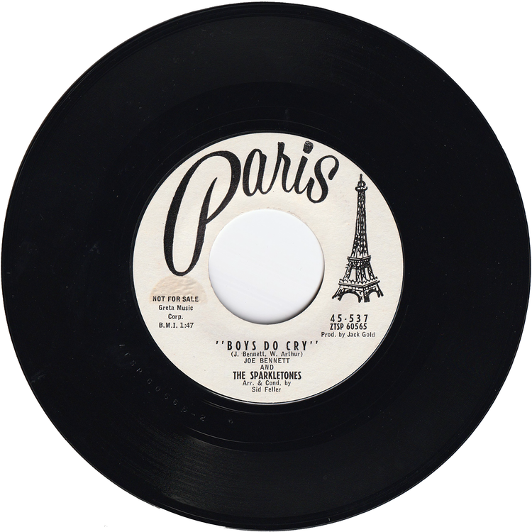 Joe Bennett & The Sparkletones - What The Heck / Boys Do Cry (Promo)