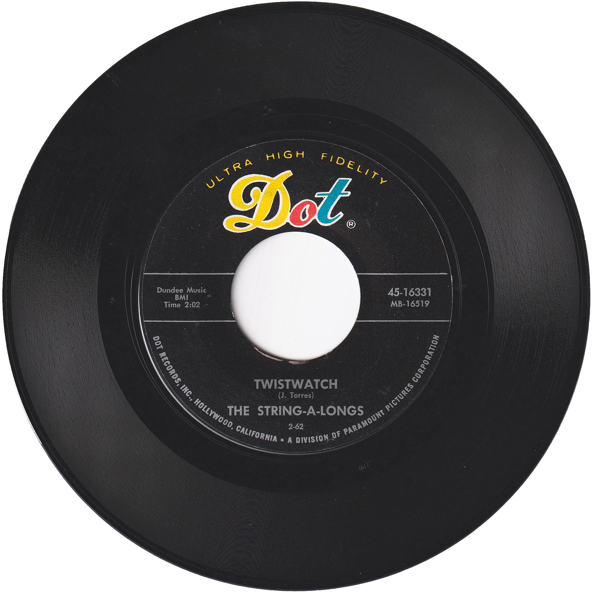 The String-A-Longs - Twistwatch / Sunday – NIGHT BEAT RECORDS