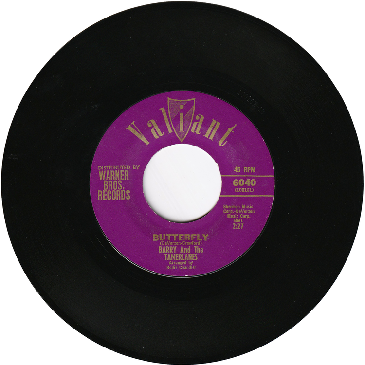 Barry & The Tamerlanes - Roberta / Butterfly