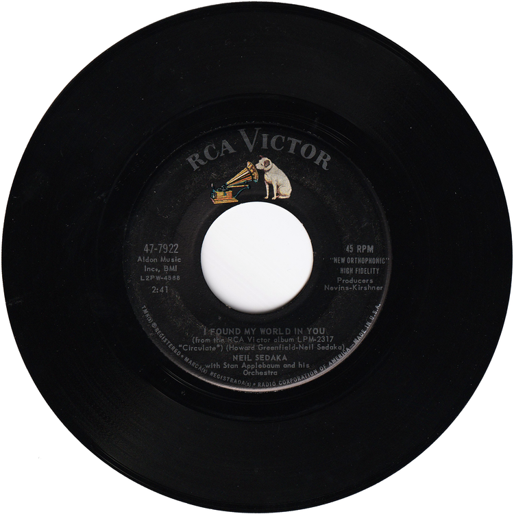 Neil Sedaka - Sweet Little You / I Found My World In You