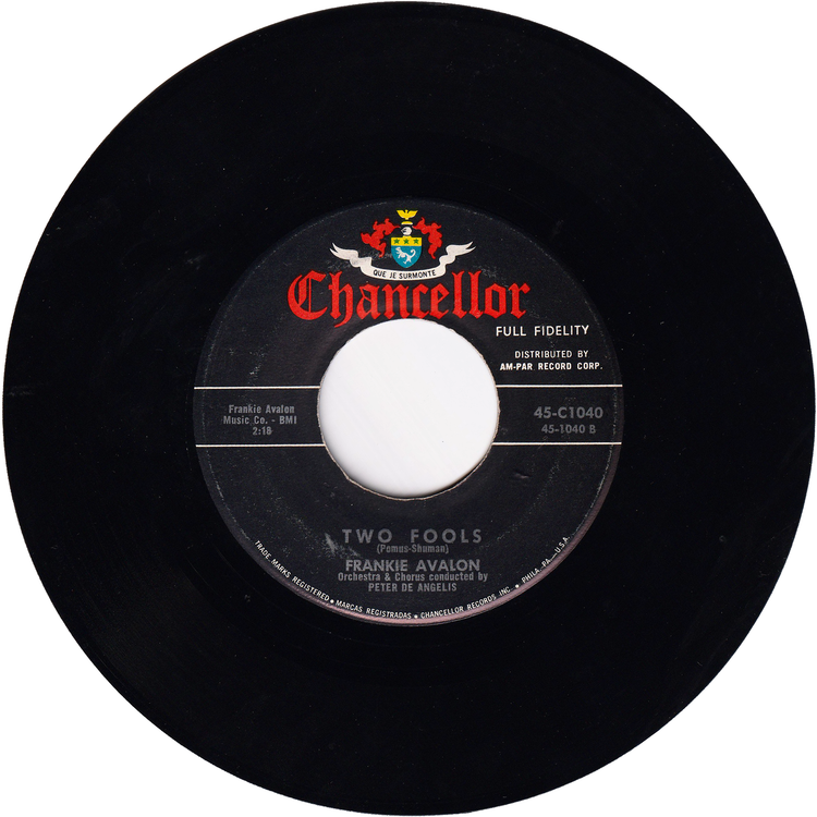 Frankie Avalon - Just Ask Your Heart / Two Fools