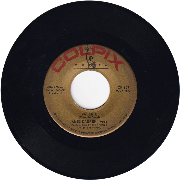 James Darren - Goodbye Cruel World / Valerie