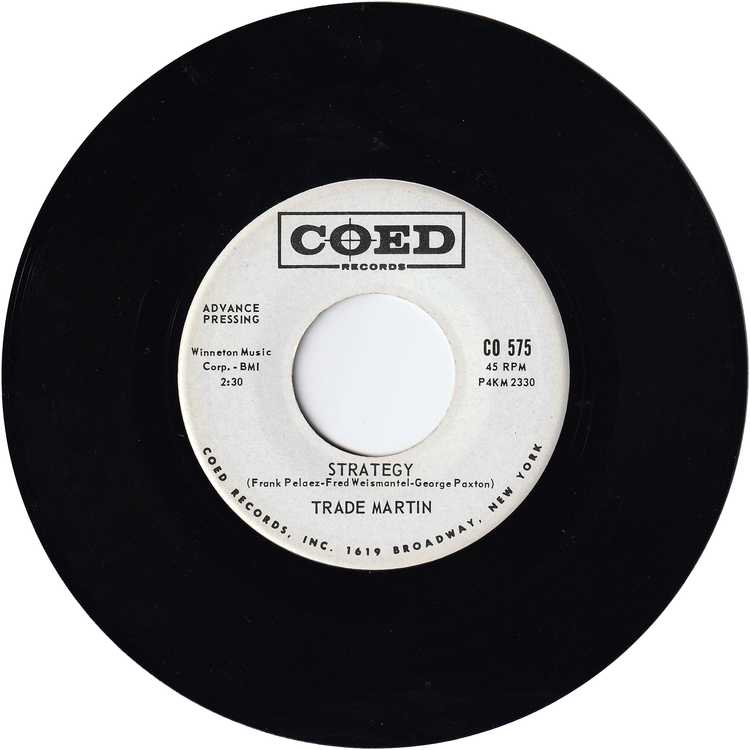 Trade Martin - Strategy / Lucky Boy, Happy Girl, Lonely Me (Promo)