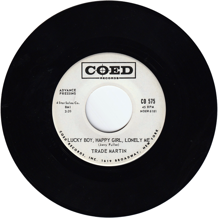Trade Martin - Strategy / Lucky Boy, Happy Girl, Lonely Me (Promo)