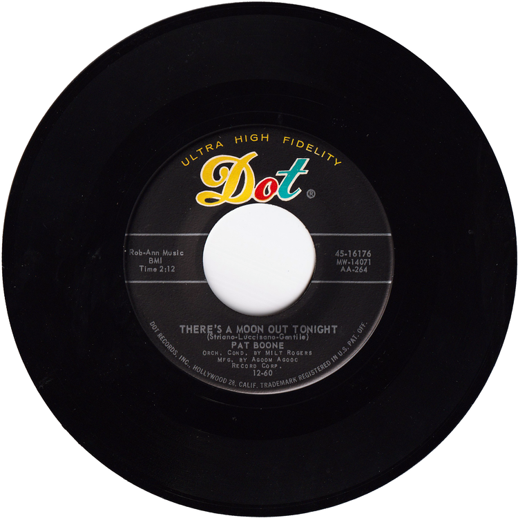 Pat Boone - The Exodus Song / There's A Moon Out Tonight