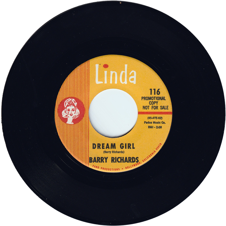 Barry Richards - Dream Girl / Rainbow (Promo)