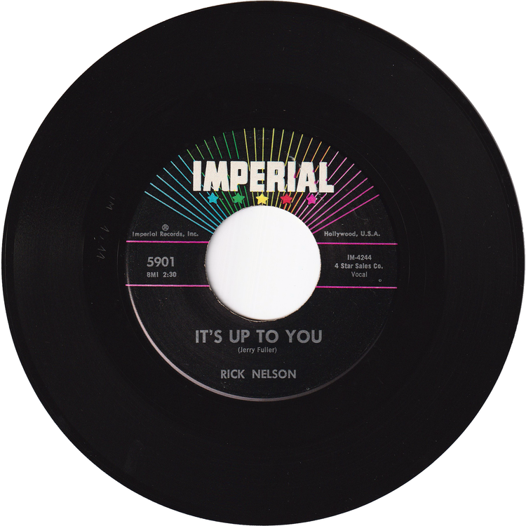 Rick Nelson - It's Up To You / I Need You
