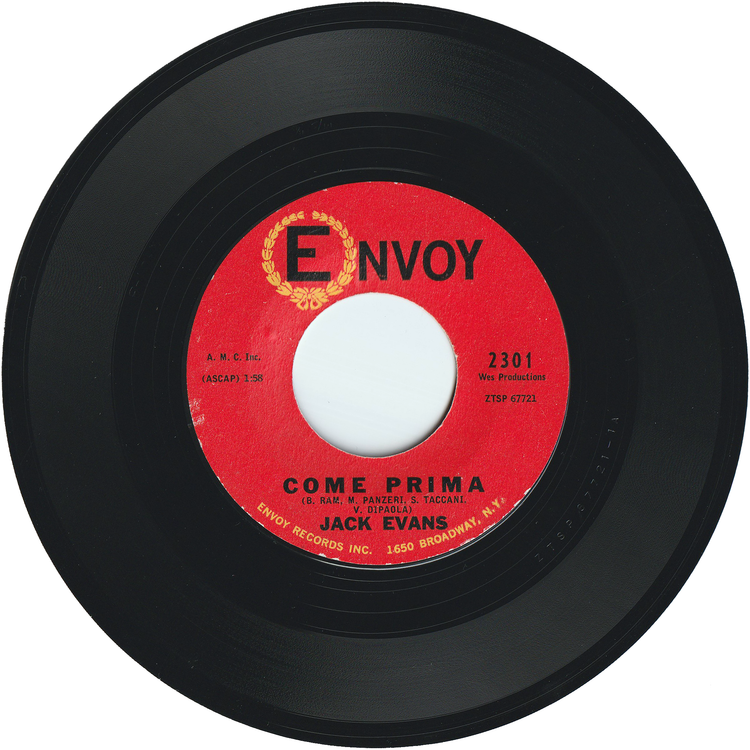 Jack Evans - Girls / Come Prima