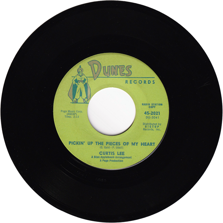 Curtis Lee - Mr. Mistaker / Pickin' Up The Pieces Of My Heart (Promo)